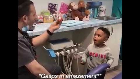 Dentist Light Up Thumbs Magic Tricks - Cutest Video Ever!