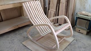 Wooden rocking chair DIY / Кресло-качалка своими руками