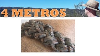 Bracelete de sobrevivência com 4 metros de paracord