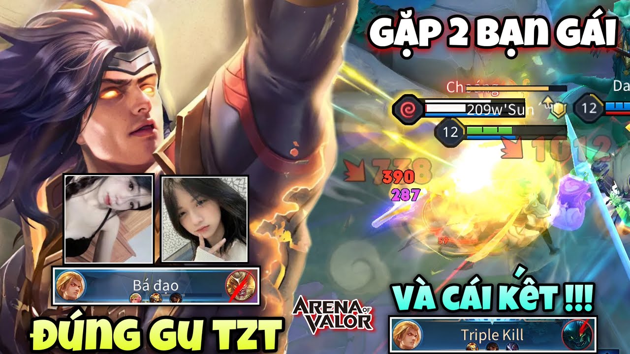 Đột Nhập Kênh Thế Giới Gặp 2 Bạn Gái Đúng Gu TZT Và Cái Kết Tăng 200% Công Lực Sấy Nát Team Bạn