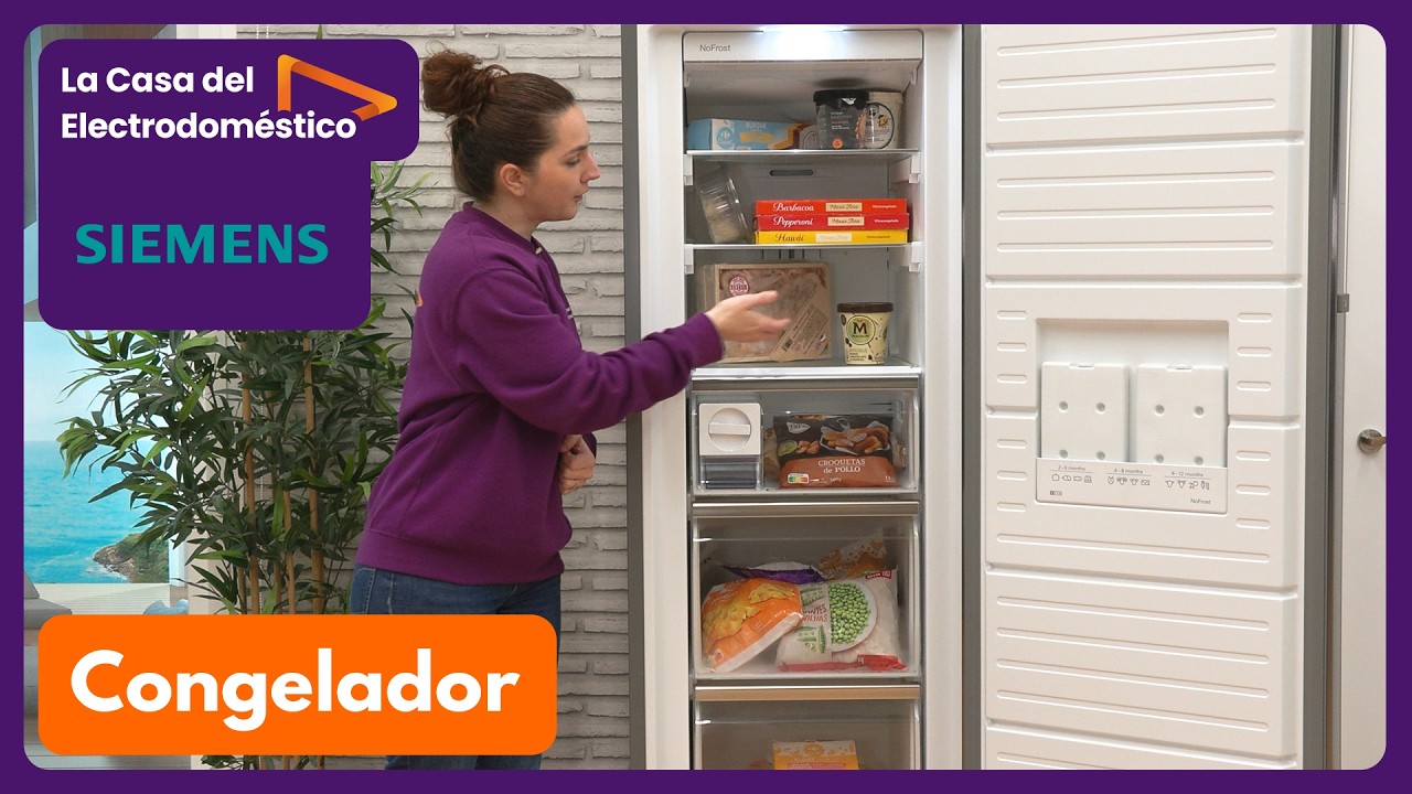 🧊 Siemens congelador vertical | GS36NAIDP