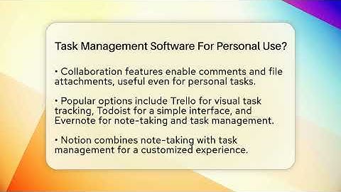Task Management Software For Personal Use? - The Personal Growth Path