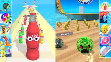 ✅ Satisfying Mobile Games - Juice Run Vs Going Balls - Gameplay Walkthrough