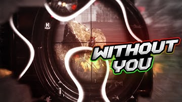 JONY, HammAli & Navai - Without You 😔🥀 | BEST EDITED BGMI MONTAGE | STRIKER OP