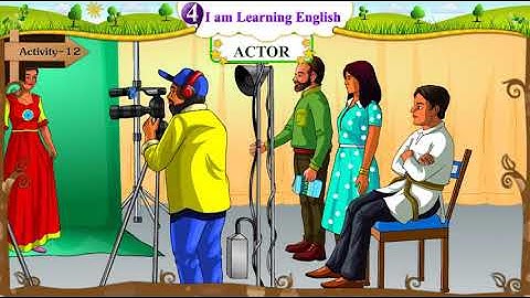 STD 5 English Sem 2 | Unit 4 Activity 12 (A) Actor | Animated Video of Story | Open School