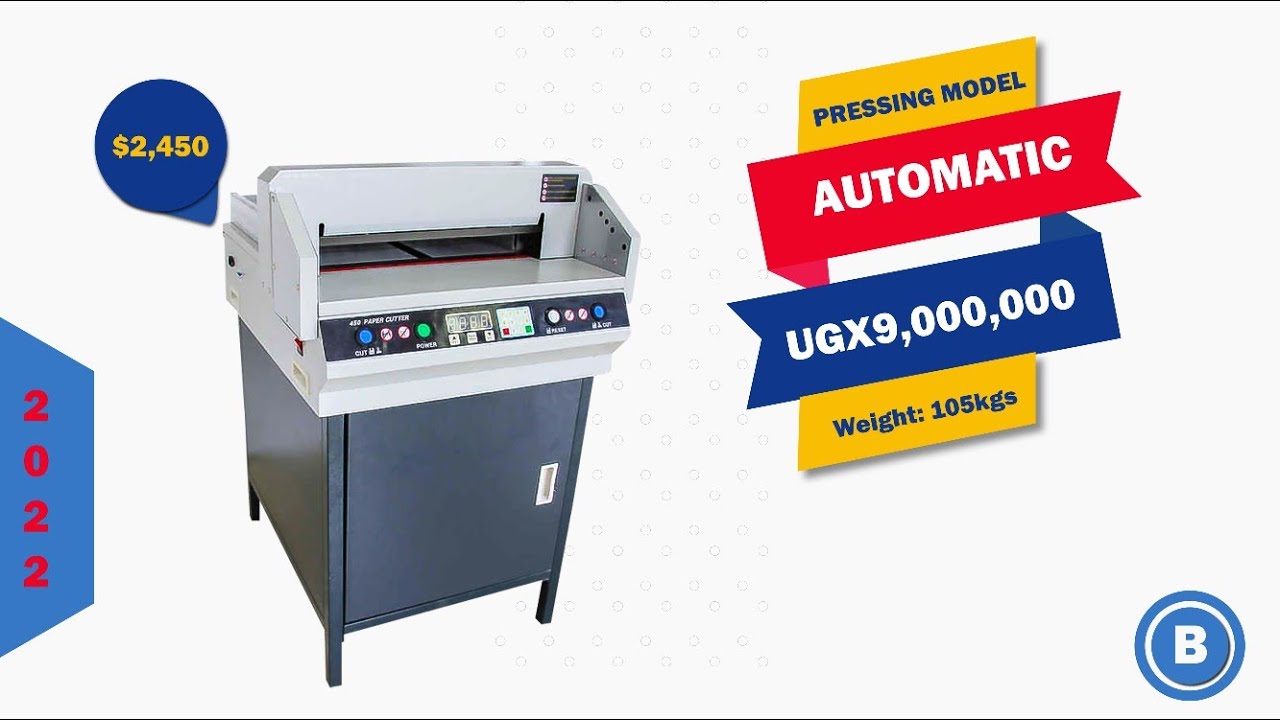 THE ELECTRIC BOOK CUTTING GUILLOTINE/ HEAVY DUTY PAPER CUTTING MACHINE