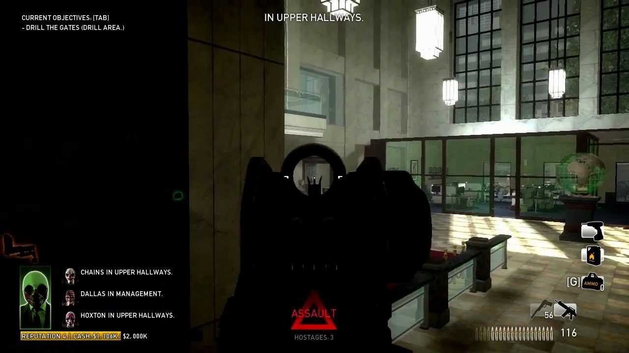 Payday: The Heist Walkthrough - First World Bank 1/2