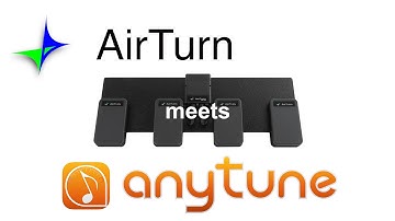 AirTurn & Anytune - Remote Control Backing Tracks Live with Band Guitar Drums Keyboard Saxophone