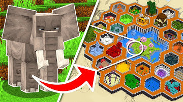 I Built a ZOO for REAL LIFE Animals in Minecraft Hardcore