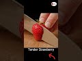 Hyper-Realistic Strawberry Slicing | Cinematic ASMR in Slow Motion #asmr #fruitvisuals #shorts