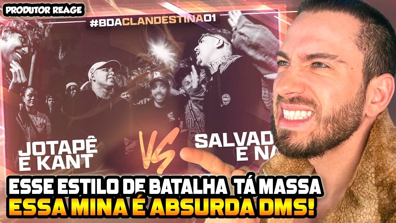 (ABSURDO!) PRODUTOR REAGE JOTAPÊ E KANT X SALVADOR E NAIA | GRANDE FINAL  (REACT)