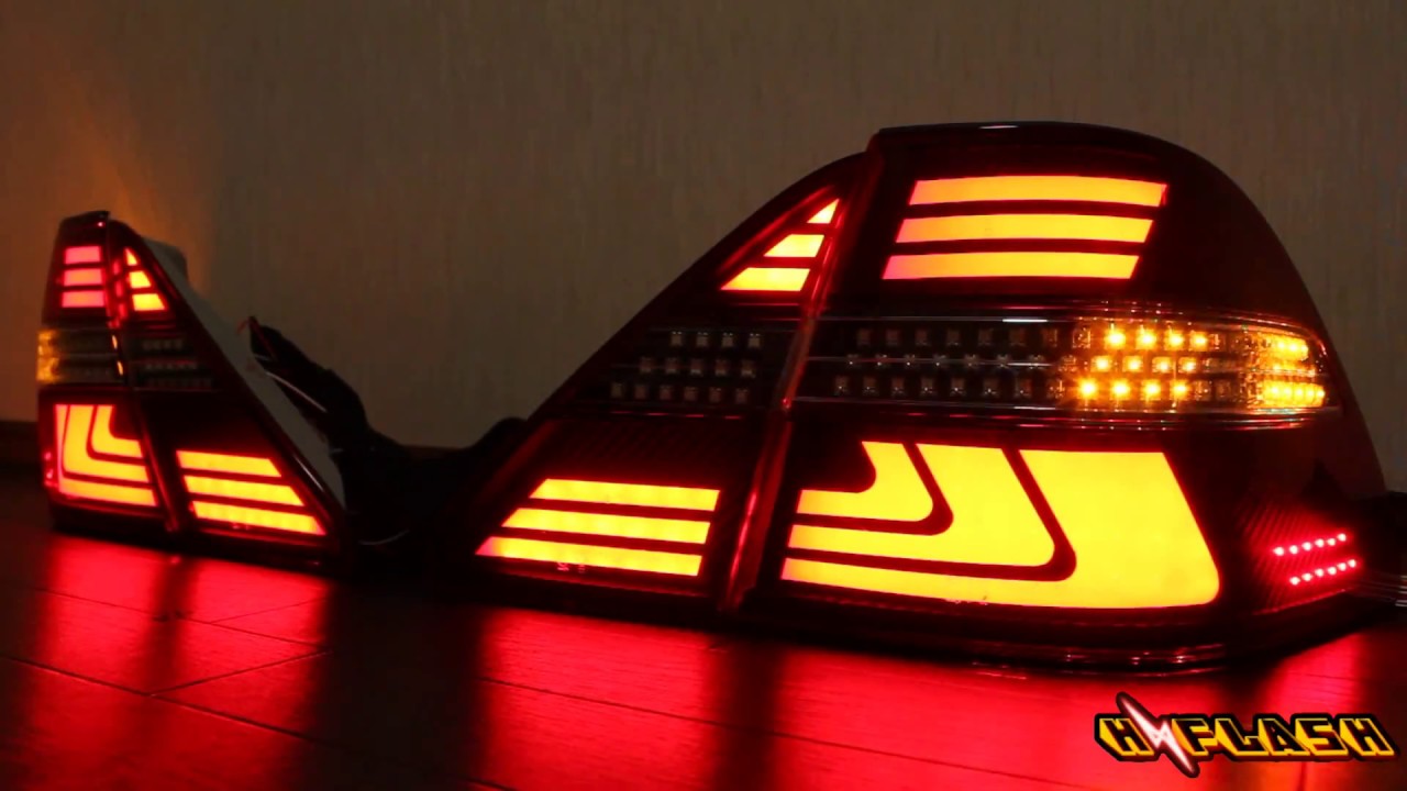 30セルシオ後期 フルLEDテール 最新アクリルライン仕様！流れる