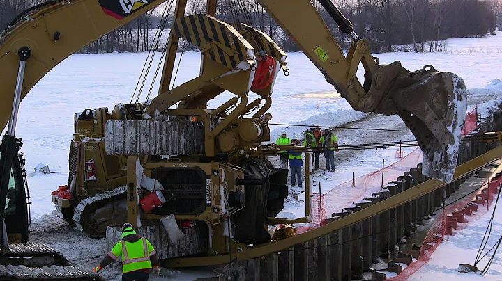 ENBRIDGE Crane tips over and worker almost dies. H...