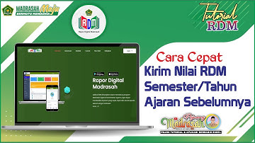 Cara Kirim Nilai RDM Semester Tahun Ajaran Sebelumnya