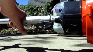 Echo PAS Blower Attachment vs Leaves