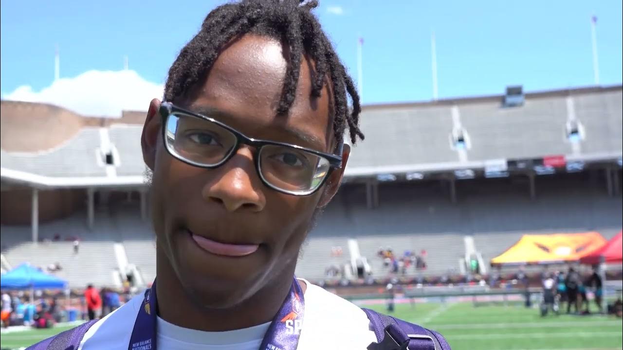 Sahfi Reed New Balance Outdoor Track & Field Nationals 3rd Place 200m