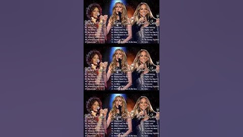 Celine Dion, Whitney Houston, Mariah Carey, Greatest Hits playlist - Best Songs of World Divas 2023