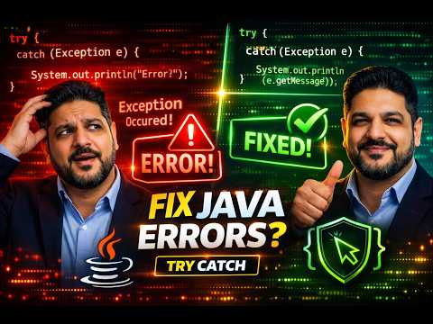 Try Catch in Java Explained | Exception Handling for Beginners
