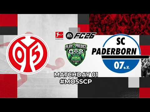 [BUNDESLIGA] MAINZ 05 vs SC PADERBORN 07 – ROUND 01 2026/27