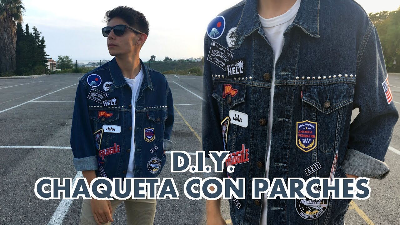 DIY: CHAQUETA PARCHES CÓMO - Juanjus - YouTube