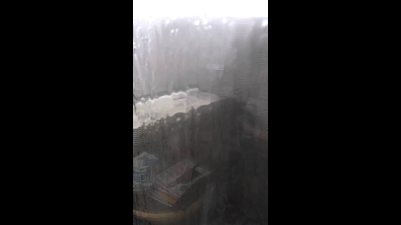 Augusta Hail Storm, Hard Rain, Heavy Wind, Thunder and