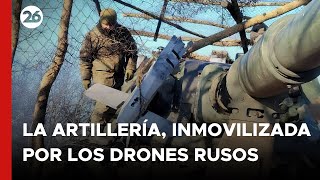 Artillería ucraniana y drones rusos: ¿el 