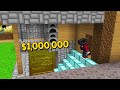 ถ้าเกิด!? จู่ๆมี บ้านเพชรใต้ดิน คนรวย $1,000,000 เหรียญ อยู่ใต้บ้านของเรา - Minecraft พากย์ไทย