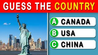 Guess the country by its monument | Guess the landmark quiz | 🇺🇸🌍#quiz