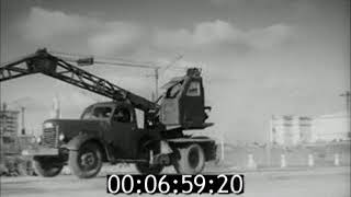 картинка: На стройках столицы 1954