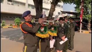 Tiup Kumpul persiapan upacara Hut TNI ke-78 #trumpet #military