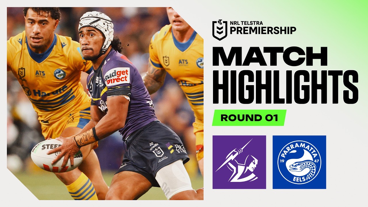 NRL 2026 | Storm v Eels | Match Highlights | Round 1