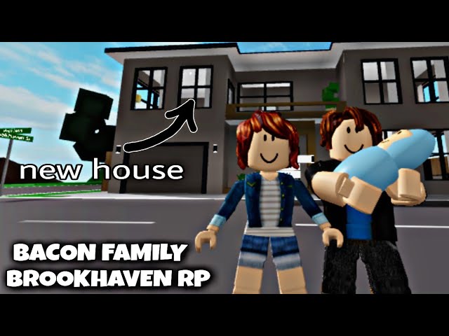 THE BACON HAIR FAMILY!!  BROOKHAVEN RP MOVIE (Roblox) 