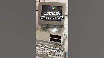 olivetti M24SP running Microsoft Windows 1.03