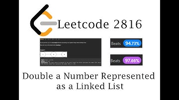 Leetcode 2816 | Double a Number Represented as a Linked List