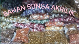 bunga akrilik murah harga mulai 25k