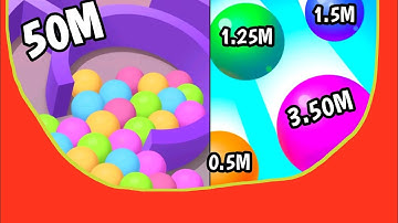 Bounce Merge 2048 Vs Multi Maze-Relaxing ASMR Gameplay| new update