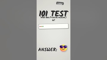 JavaScript Promise.resolve()