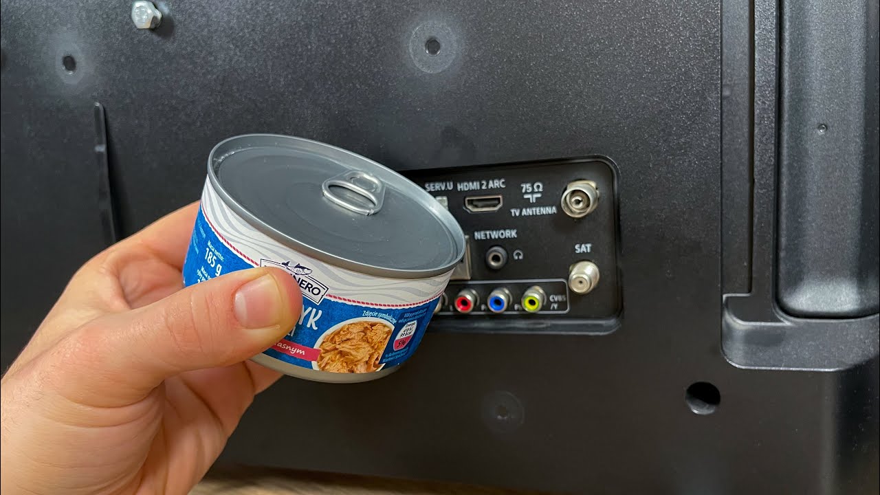 😱Connect a can of tuna to the TV you will be amazed. STARLINK YouTube