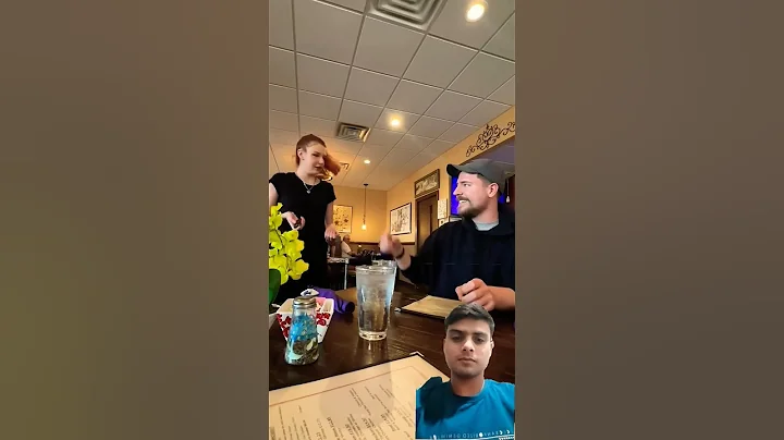 Mr Beast In Restaurant Tipping a waitress a car 😱💵 give Car Tip #shorts #mrbeast #beast #tips #car