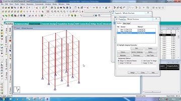 STAAD Pro Tutorials Day-6   Design of RCC Multistorey Building TAMIL