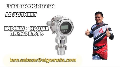 Level Transmitter Adjustment | Endress + Hauser | Deltapilot S | Hart | Tagalog Tutorial