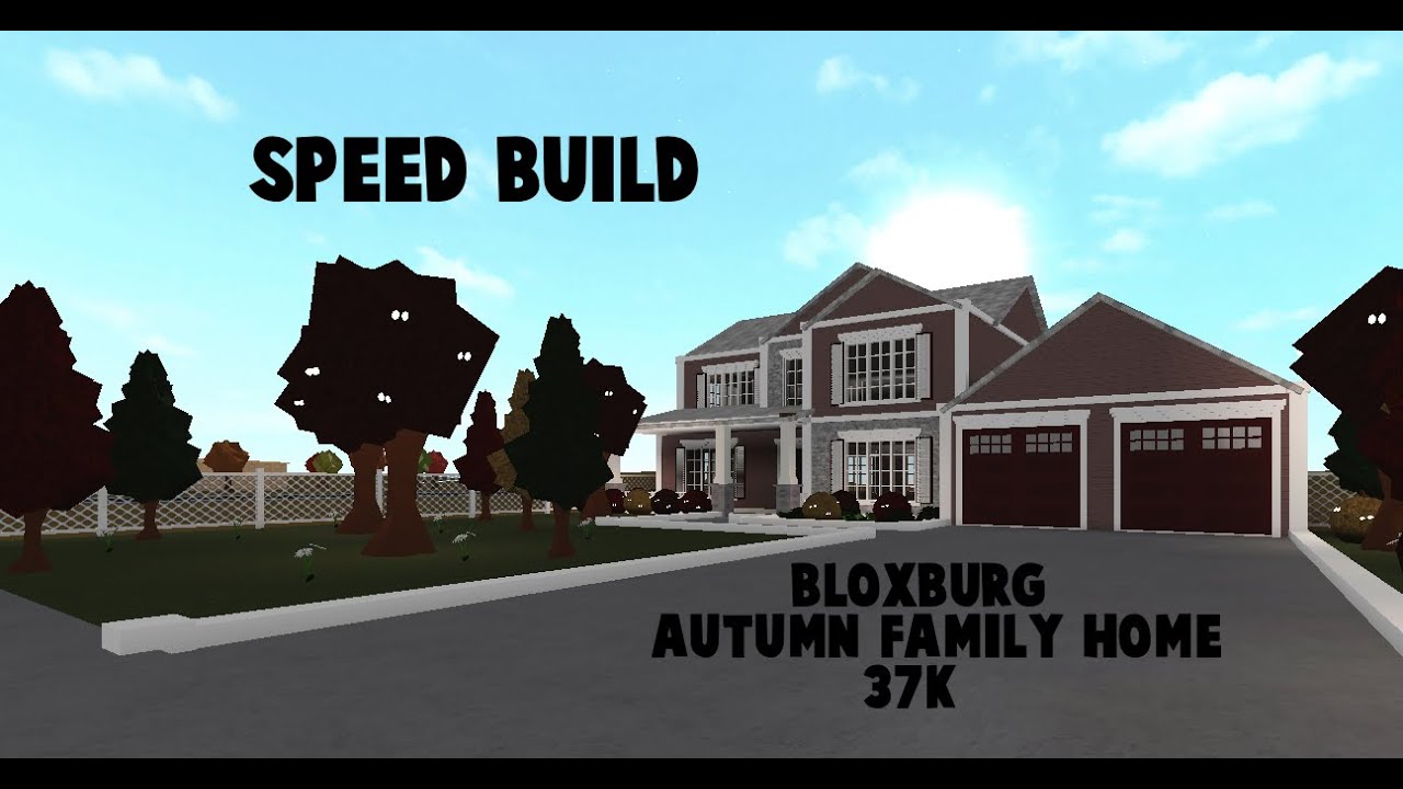 Bloxburg Family House Build 37k Mansion Cheat To Get Robux