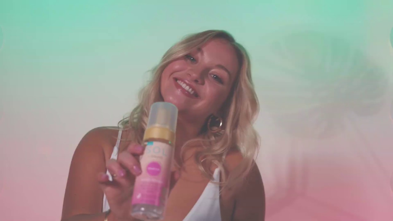 SOL by Jergens® Self Tanning Water Mousse - The Sun's Perfect Color In A  Bottle - YouTube