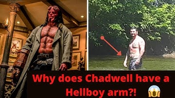 Why does James Brian Chadwell have a HELLBOY arm!? 😱