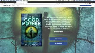 Rae Cairns, Author - New Website Design for Crime & Thriller Writer