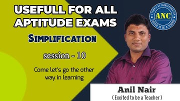 Simplification Session-10 | Bank ( IBPS,SBI PO- Prelims,Mains),SSC ,CAT, IPM, Placements| Shortcuts