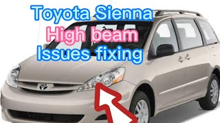 Toyota Sienna headlight problems easy fix