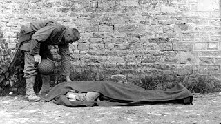 A Fallen U.S. Paratrooper After D-Day… And This EXACT Spot Today