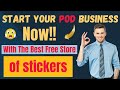Stickers Store for free: How to Make Money on Zazzle