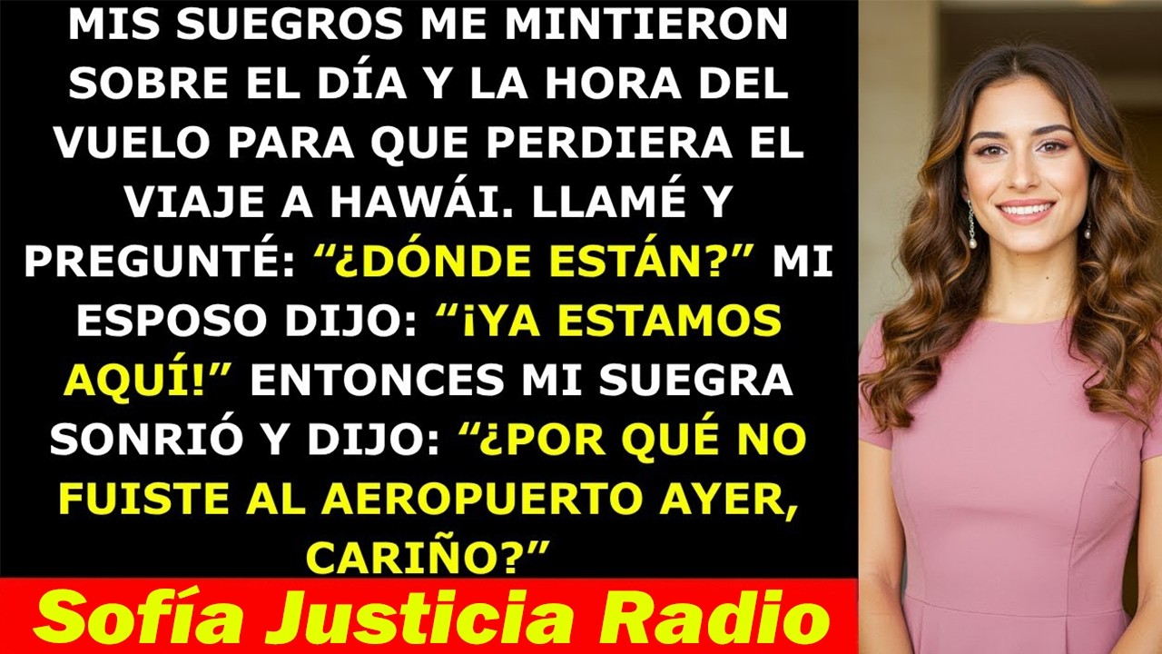 Mis Suegros Me Dieron Mal la Información del Vuelo para Excluirme — Pero Cuando Volvieron...